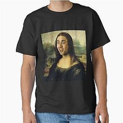 Nicolas Cage Mona Lisa Classic T Shirt