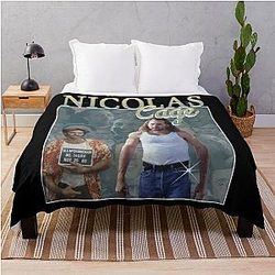 Nicholas Cage Throw Blanket