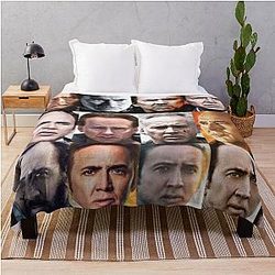 Nicholas Cage Throw Blanket