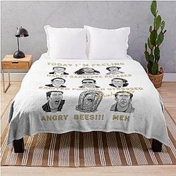 Nicholas Cage - Funny Feeling Throw Blanket