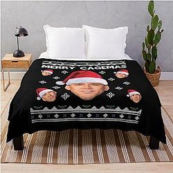 Nicolas Cage Actor Filmmaker Francis Coppola Received Many Awards A Merry Christmas Throw Blanket