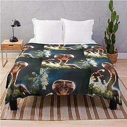 Nicolas Cage Photoshop Throw Blanket