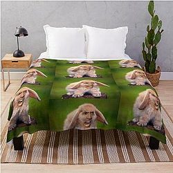 Nicolas Cage Bunny Photoshop Blanket