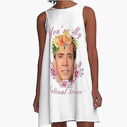 Nicolas Cage - National Treasure  A-Line Dress