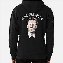 Sports · Nicolas Cage · White Shirt Pullover Hoodie