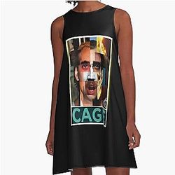 Nicolas Cage Movies A-Line Dress
