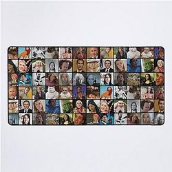 Nicholas Cage Pattern - Nick Cage Desk Mat