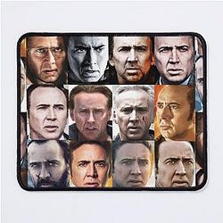 Nicholas Cage Faces - Nicolas Cage Mouse Pad