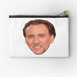 Nicolas Cage Zipper Pouch