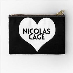 Nicolas Cage Zipper Pouch