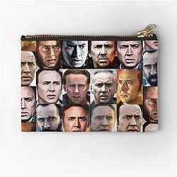Nicholas Cage Faces Zipper Pouch