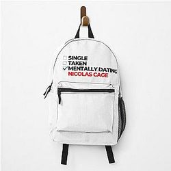 Mentally Dating Nicolas Cage Backpack