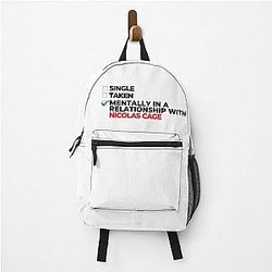Mentally in a Relationship With Nicolas Cage Backpack