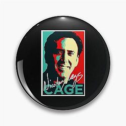 Nicolas Cage Jewelry Box Pin