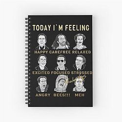 Nicholas Cage Spiral Notebook
