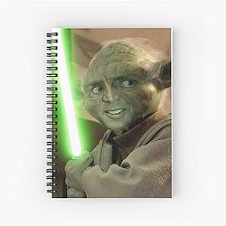 Nicolas Cage Yoda Spiral Notebook