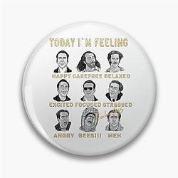 Nicholas Cage - Funny Feeling Pin