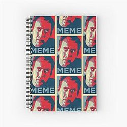 Nicolas Cage Meme Hope Style Spiral Notebook