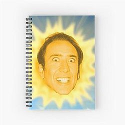 Nicolas Cage Spiral Notebook