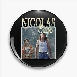 Nicholas Cage Vintage Pin