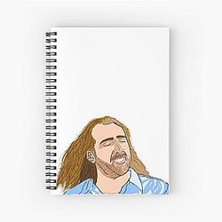 Con Air Nicolas Cage Breathing fresh air Spiral Notebook