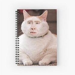 Nicolas Cage Spiral Notebook