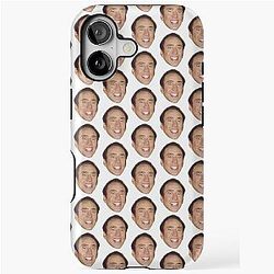Nicolas Cage Face Design iPhone Case