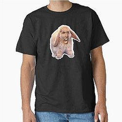 Nicolas Cage as a Rabbit Classic T-Shirt