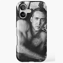 hot nicolas cage iPhone Case