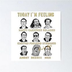 Nicholas Cage - Funny Feeling Poster