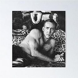 hot nicolas cage poster