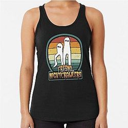 Fresno Nightcrawlers Retro Gift Racerback Tank Top