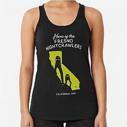 Home of the Fresno Nightcrawlers State Cryptid Collection Racerback Tank Top