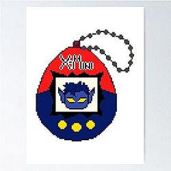 Pixel Tamagotchi Nightcrawler Poster