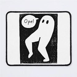 Fresno Nightcrawler Speech Bubble Mouse Pad