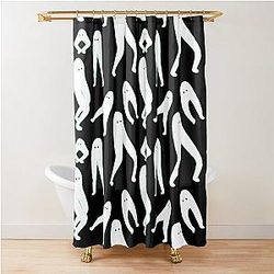 Haunted Pants Dance Pattern Fresno Nightcrawler Shower Curtain