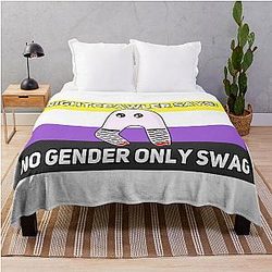 Non Binary Fresno Nightcrawler Throw Blanket