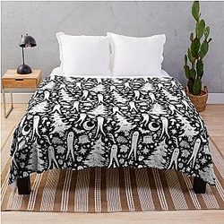 Nightcrawler Forest Throw Blanket