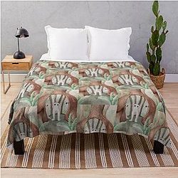 Fresno Nightcrawlers Throw Blanket
