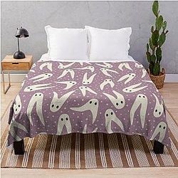 Fresno Nightcrawlers - Dusty Lavender Throw Blanket