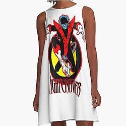 Nightcrawler A Line Dress