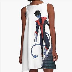 Nightcrawler A-Line Dress