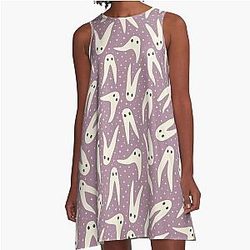 Fresno Nightcrawlers - Dusty Lavender A-Line Dress