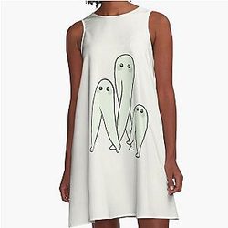 Ecto Fresh Nightcrawlers A-Line Dress