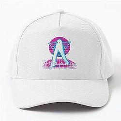 Fresno Nightcrawler Synthwave Neon Arcade Cryptid Baseball Cap