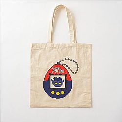Pixel Tamagotchi Nightcrawler Cotton Tote Bag