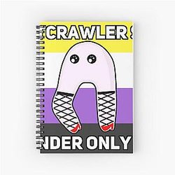 Non binary fresno nightcrawler diary Notebook