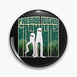 Fresno Nightcrawlers Retro Haunted Cryptid Gift Pin