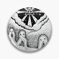 Strangeness - Fresno Nightcrawlers Pin