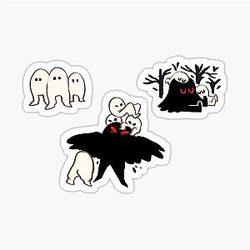 Mothman and Fresno Nightcrawlers Sticker